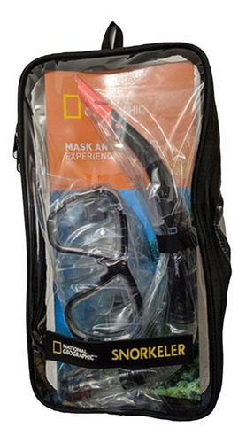 Imagen 2 de 3 de Set Kit Mascara Snorkel Buceo Tuna 4s Explorer Pro Shop