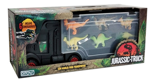 Free Whell Jurassic Truck Camion Con Dinosaurios Pr