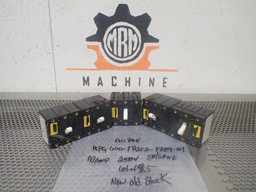 Airpax Upg666-1rec2-1789-01 Circuit Breakers 10a 250v 50 Zza