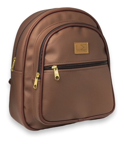 Imagen 7 de 7 de Bolso De Dama Tipo Morral Semicuero