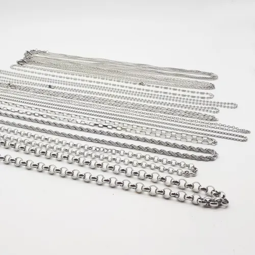 Combo 20 Cadenas Acero Quirurgico Por Mayor Ideal Reventa Me