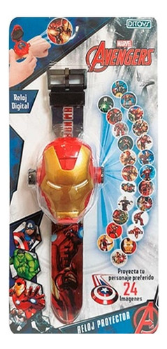 Avengers Iron Man Reloj Proyector Digital