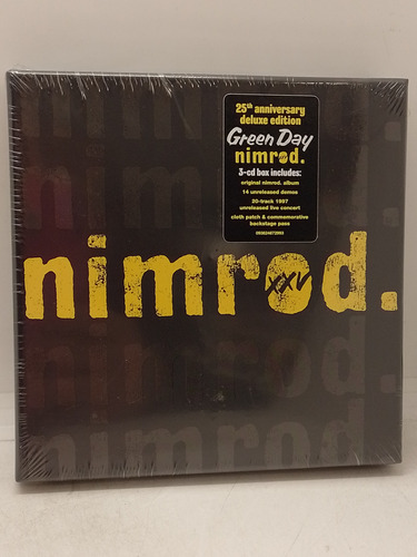 Green Day Nimrod Cdx 3 Nuevo Box Set 