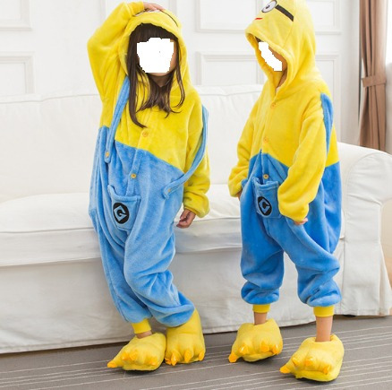 Pijama Infantil Frio Minnions Minions Algodão Unissex  Toca