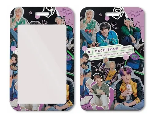 Porta Carnet Y Lanyard Bts K-pop Band Porta Identificación