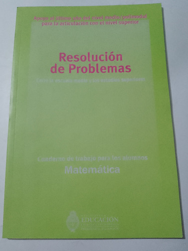 Resolución De Problemas Matemática 2004