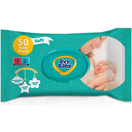 Toallitas Humedas Evybaby Soft 50 Unidades