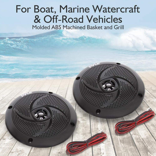 Altavoces Marinos Pyle Plmrs5b, 13,3 Cm, 180 W, Resistentes