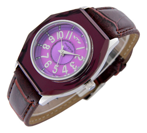 Reloj Pulsera Montreal Mujer Ml1418 Caja Metal Y Acrílico