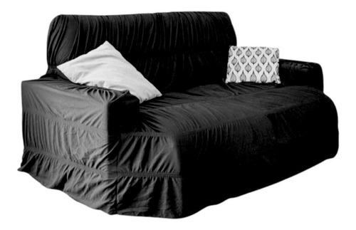 Capa Sofa Retratil Fácil Colocar Controla Pelos Dos Bichos
