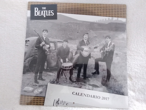 Calendario De Pared 2017 The Beatles Kikkoman65