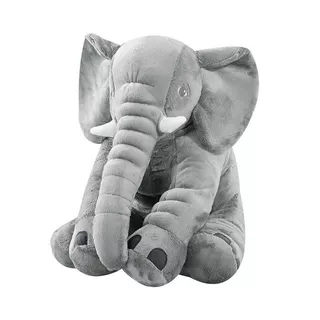 Peluche Grande Elefante Almohada Juguete Niños Y Bebes 60cm