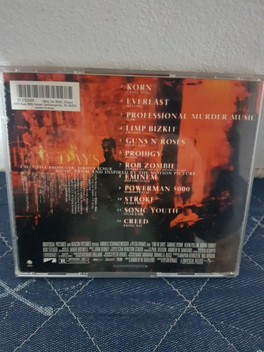 End Of Days Banda Sonido Film Korn,robzombie,prodigy Y+ Usa