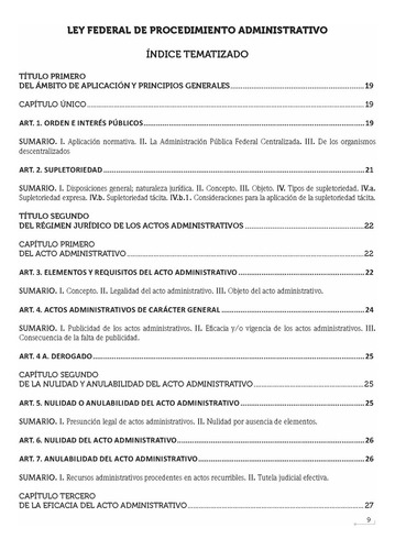 Ley Federal De Procedimiento Administrativo Comentada Y Correlacionada 2025. Con Comentarios, Correlaciones Y Jurisprudencia. Presentación. Índice Tematizado. Bibliografía