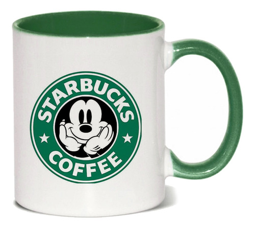 Taza Mug 11oz Mickey Mouse Verde 