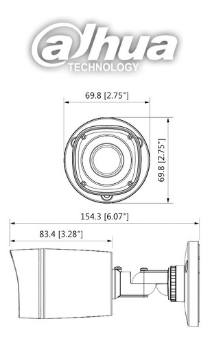Camara Seguridad Full Hd Dahua 2 Mp Hdcvi 1080p Hfw1200rp