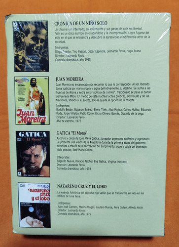 Dvd Las 4 Mejores Películas De Leonardo Favio - De Colección
