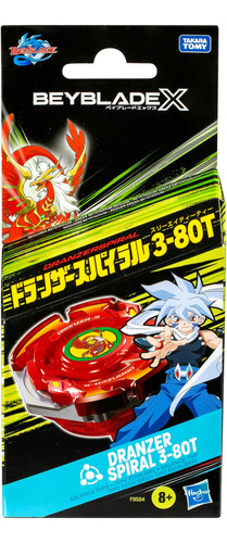 Beyblade X Dranzer Espiral 3-80t Aniversario X-over Tipo De