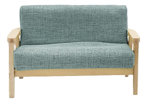 1/12 Mini Sofá Doble Muebles De Para Casa De , De Gris