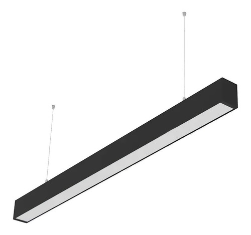 Imagen 4 de 5 de Lámpara De Techo Colgante Lineal Estilo Cortina De Luz.