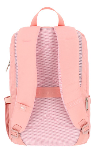 Mochila Ejecutiva Escolar Portalaptop Urban Essential Color Rosa Diseño De La Tela Lisa