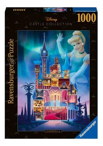 Rompecabezas Disney Castillo Cenicienta 1000 Pz Ravensburger