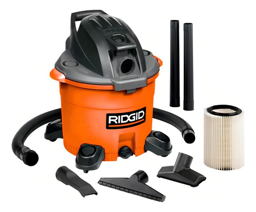 Aspirador Pó E Líquido 45l 220v 5 Hp Wd-1255/wd-1256 Ridgid Cor Laranja