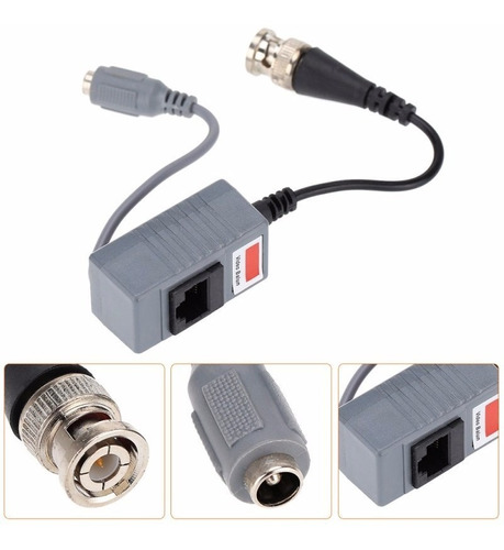 Balun Video Tvi Ahd Cvi 720p Pasivo Analogicas Bnc Rj45 X4