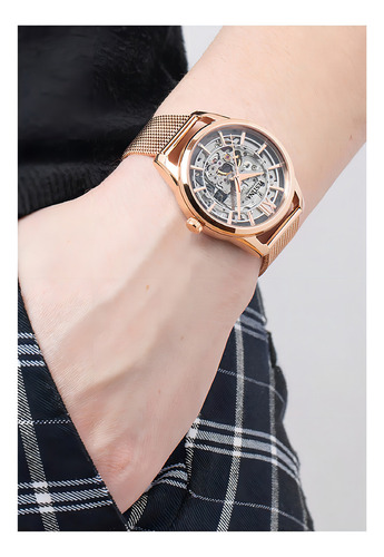 Reloj Para Mujer Festina Skeleton F20628/2 Rosa