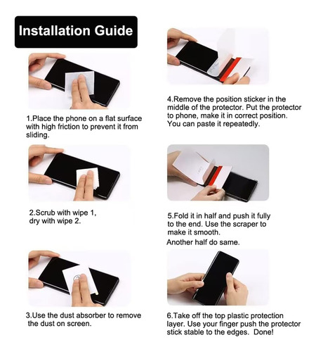 Protector De Pantalla Para Galaxy S24 Plus Hydogel Tpu