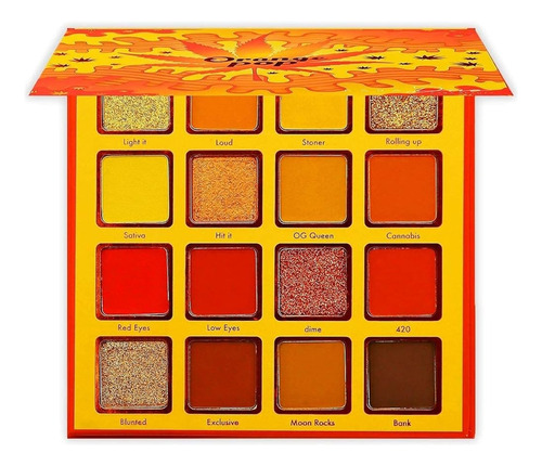 Paleta De Sombra Orange Pop Palette - Kara Beauty