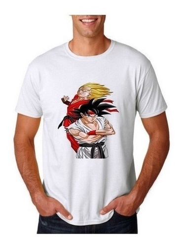 Polera Dragon Ball Goku Vegeta Lucha