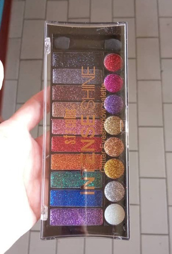 Paleta De Sombras Para Ojos 18 Colores Escarcha Maquillaje 