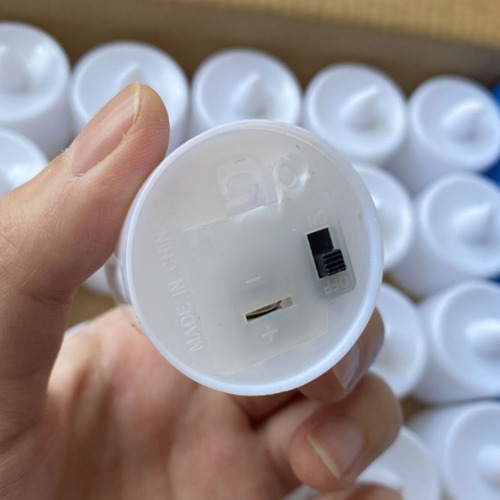 24 Velas Led De Color Blanco Cálido, Batería Incluida