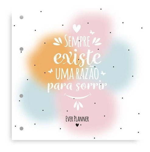 Planner Fichário Permanente Paixão Em Cores Tie Dye