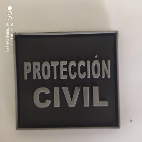 Insignia De Pvc Proteccion Civil