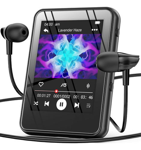 Reproductor Mp3 De 64 Gb Con Bluetooth, Música Digital Portá