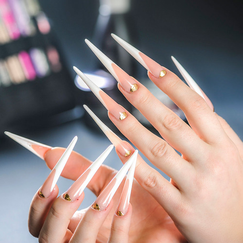 Parche Ovalado De Uñas Postizas Para Niños, 500 Unidades