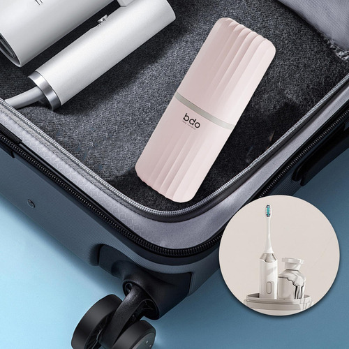 Estuche De Viaje Para Cepillo De Dientes Y Pasta De L Rosa