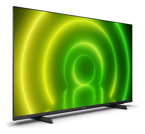 Smart TV de 55" Philips 7400 Series 55PUD7406 com tela LED 4K 127/220V - preto