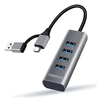 Comprar Hub Usb A Usb Twopan Y Hub Usb C T1-ac, Usb C A Usb 3.0 Hi