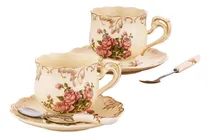 Comprar Juego De Tazas Y Platillos De Té De Porcelana Europeos Infan