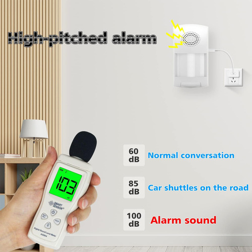 Sensor De Movimiento Inteligente Inalámbrico, 4 Modos, Alarm