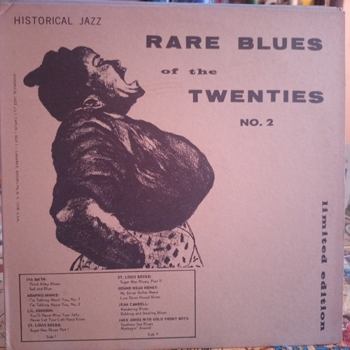 Rare Blues Of The Twenties 2 Iva Smith Memphis Minnie Vinilo