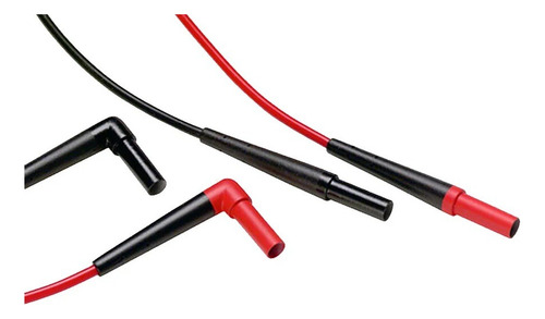 Juego De Pinzas Cocodrilo Roja Y Negra Para Uso Tl175 Fluke