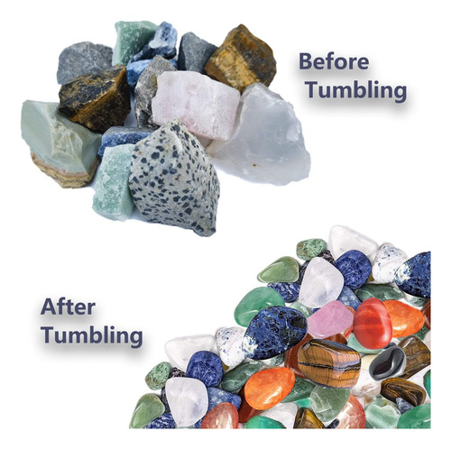 Kit De 4 Libras Para Tumbler De Rocas, 3 Pasos Y Relleno Cer