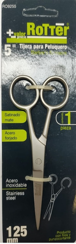 Tijera Peluquero Sin Gancho  ! Satinado Mate ! Ro9255!