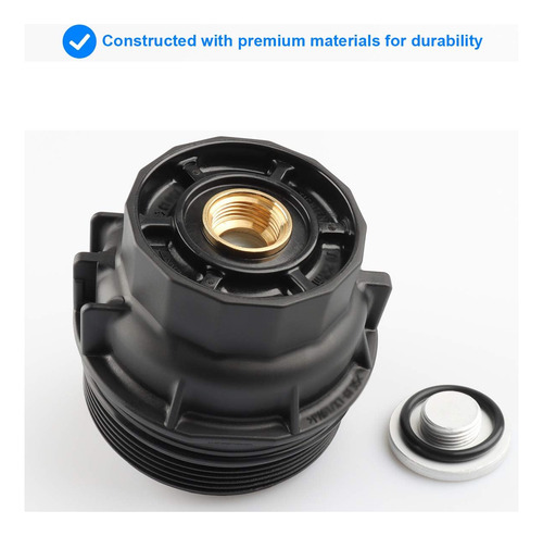Tapa Porta Filtro De Aceite Para Toyota 15620-36010