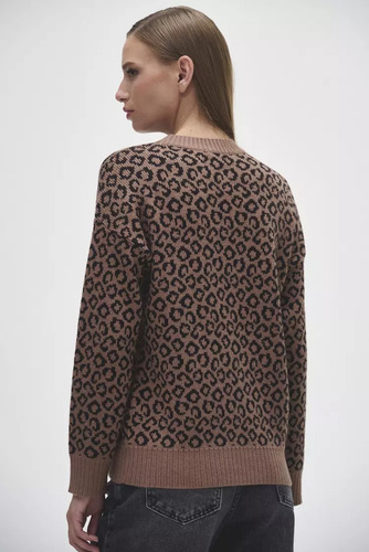 Sweater Animal Print Mary Mujer Sweet