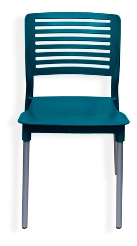 Silla Para Jardín Comedor Restaurante Bar Cafetería Estructura De La Silla Turquesa